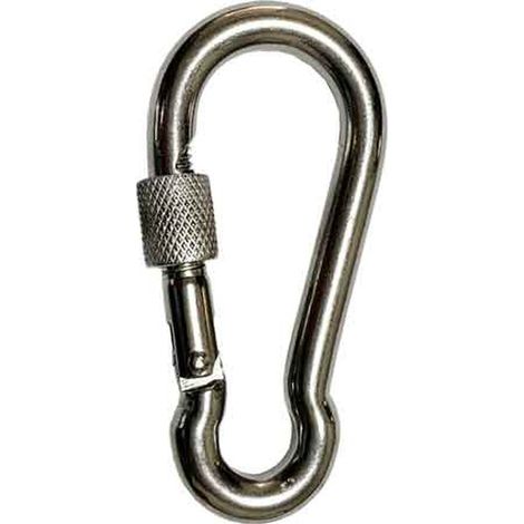 MOSCHETTONE CON GHIERA INOX 50 mm