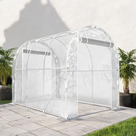 Serre tunnel well-crafted avec armature en acier galvanisé 295 x (1/5)