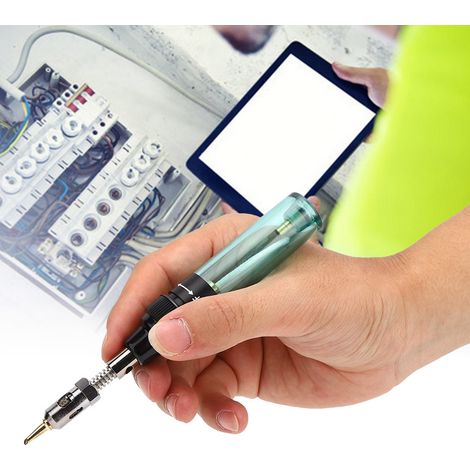 Fer à souder à gaz en forme de stylo VA-100 (vert transparent) (1/5)