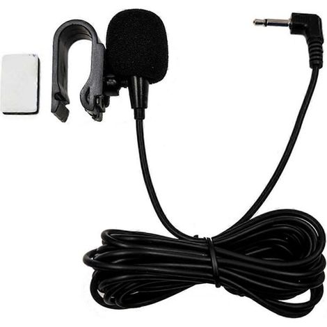 1 microphone audio pour autoradio, câble de 3 m, interface plug and play, compatible CAN-Bus, format 1 DIN (1/5)