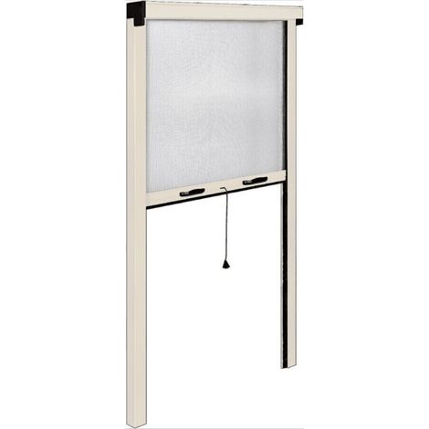 ZANZARIERA RULLO AVVOLGIBILE FINESTRE FRIZIONE 140X250 RIDUCIBILE AVORIO 0932 (1/2)