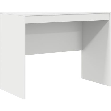 Bureau Table de travail Table d'écriture Blanc 100 x 50 x 76 cm (1/5)