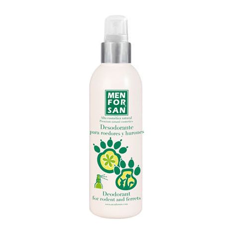 Dodorant Menforsan 125ml avec ar»me talc pour rongeurs et furets - 0,2 kg