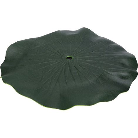 Plateau flottant en feuille de Lotus pour arroser la piscine de jardin de pompe à eau de fontaine solaire (1/5)