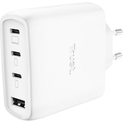 Trust Maxo 65W Universale Bianco AC Ricarica rapida Interno