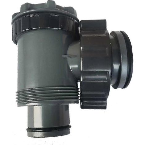Valve à piston de remplacement pour piscine, raccord fileté 2-1/2 po, compatible avec les raccords 1-1/2 po (en stock). (1/5)