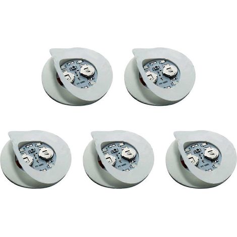 Lot de 5 sous-verres lumineux LED pour bouteilles, décoration de Noël, bar, karaoké, mariage, cocktails, verres et vases. (1/4)