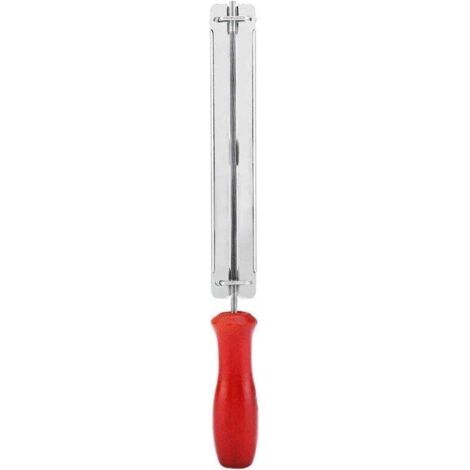 Lime per motosega, affilatura motosega, set di lime per motosega con manico in legno duro 4/4,8/5,5 mm (4 mm)