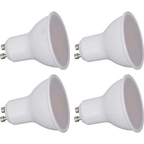4 Pièces Ampoules Intelligentes WiFi Commande Vocale Ampoules LED APP Télécommande Projecteur Ampoules Remplacement.