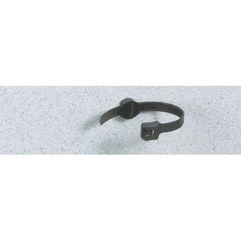 Legrand - Sachet de 10 embases à cheville pour colliers - Noir