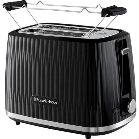 Grille-pain - RUSSELL HOBBS - EDEN - 800 W - 2 fentes - Noir (1/5)