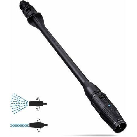 Lance de Nettoyeur Haute Pression, 140Bar Lance Accessoire pour Karcher k2 k3 k4 k5 k6 k7 Accessoire pour Nettoyeur Haute Pression avec Buse Réglable 47040mm (1/4)
