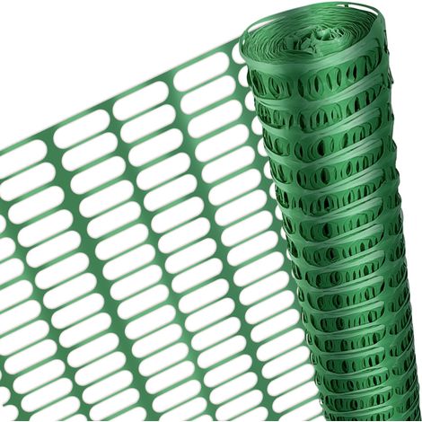 Grillage de signalisation 1x50m, Barrière de signalisation et plastique, Vert (1/5)