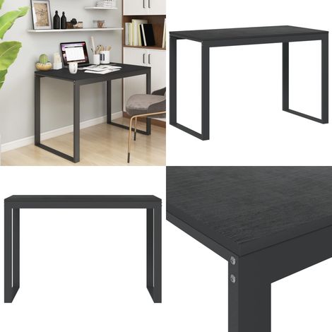 Computertisch Schwarz 110x60x73 cm Holzwerkstoff - PC-Tisch - Schreibtisch - Homeoffice - Arbeitsplatz - Schwarz - Home & Living (1/5)