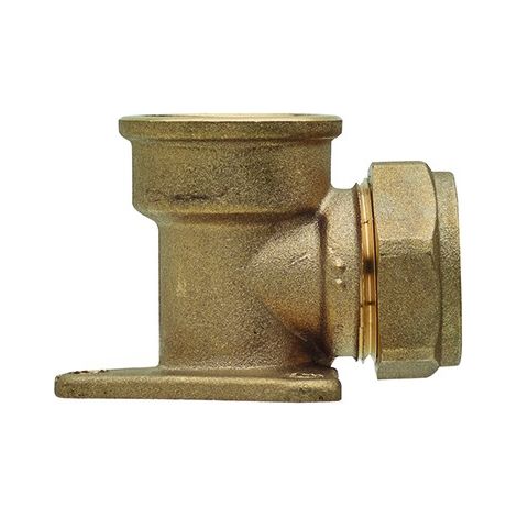 GOMITO FLANGIATO F X FIL RP COMPRESSIONE PER RAME 1/2 x 12