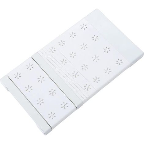 Estante extensible con tensión - Capacidad de carga de 20 kg - Separadores de armario ajustables para armarios y baños (largos) (1/5)