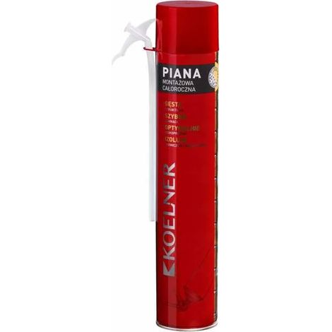 Schiuma per tubo flessibile per tutte le stagioni, capacità fino a 40 l, Koelner, 660 ml