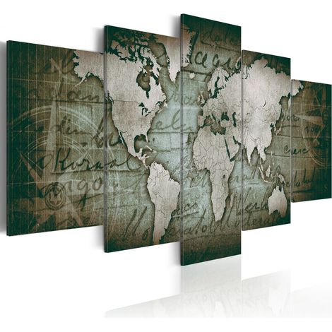 Quadro - Emerald Map - 200x100 (1/4)