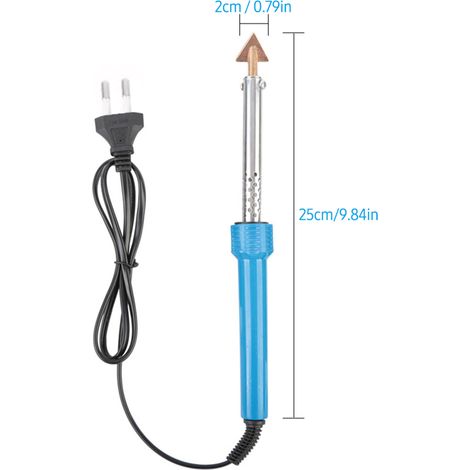 Kit soudage plastique 80W avec fer et support – Pour réparation pare-chocs auto et kayak (1/4)