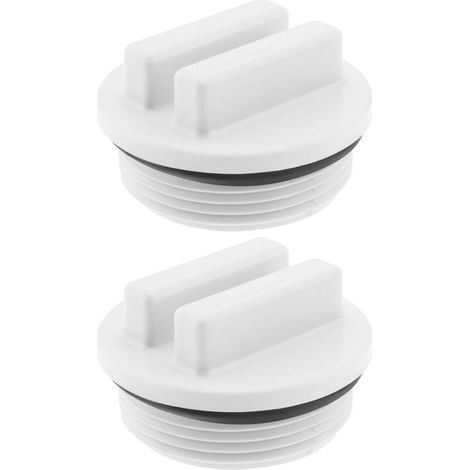 2 Pièces 1,5 Pouces Bouchon de Vidange de Filtre de Piscine Bouchon de Retour d'hiver Bouchon de Buse de Piscine avec Joint Torique pour Arrêter Les Problèmes de Fuite et de débordement (1/5)