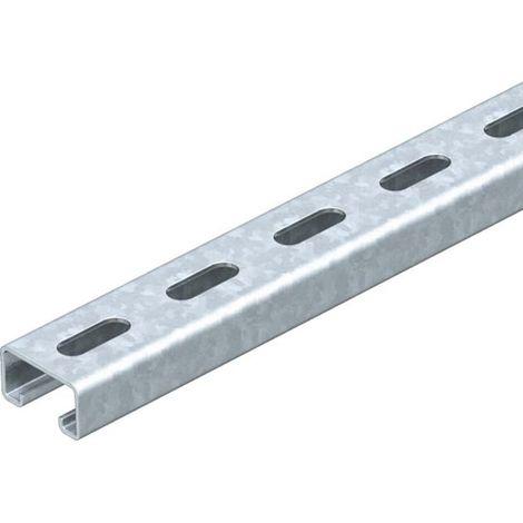 OBO Bettermann Vertr Profilschiene gelocht,Schlw. 22mm MS4121P2000FT 2 Stk (1/3)