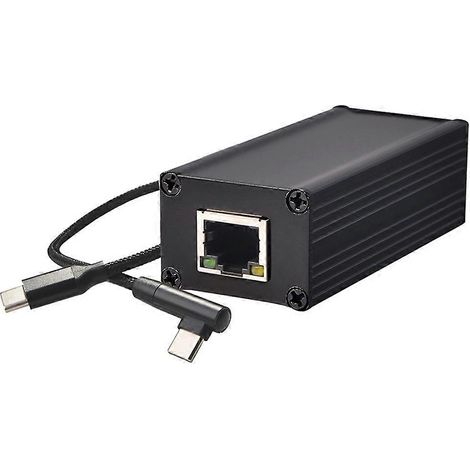 25-W-PoE-zu-USB-C-Adapter, PoE-zu-USB-C-Netzteil mit Ethernet, adaptiver Ausgang 5 V/9 V/12 V/15 V/20 V (1/5)