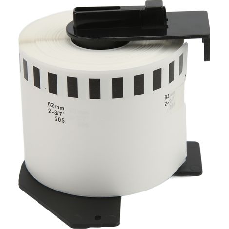 Étiquettes thermiques détachables réutilisables pour imprimantes Brother QL, haute adhésion et durabilité. (1/5)