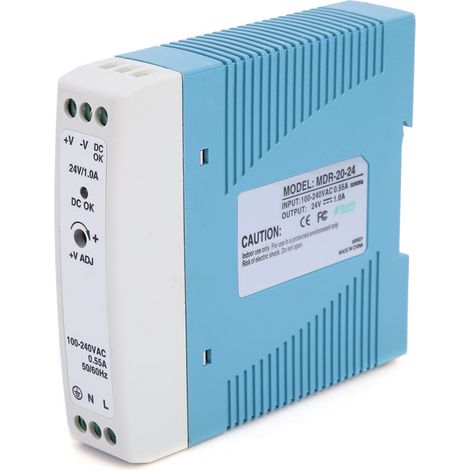Alimentation Rail DIN 24V 20W, Transformateur à découpage mono sortie (1/4)