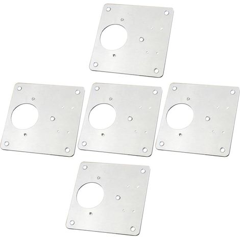 Stück Edelstahl Reparaturplatten für Schrankscharniere mit