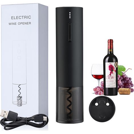 Nuevo mini abridor de botellas eléctrico de acero inoxidable, sencillo y automático. (1/5)