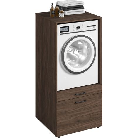 Estantería para baño Novdele 102, Nogal (1/5)