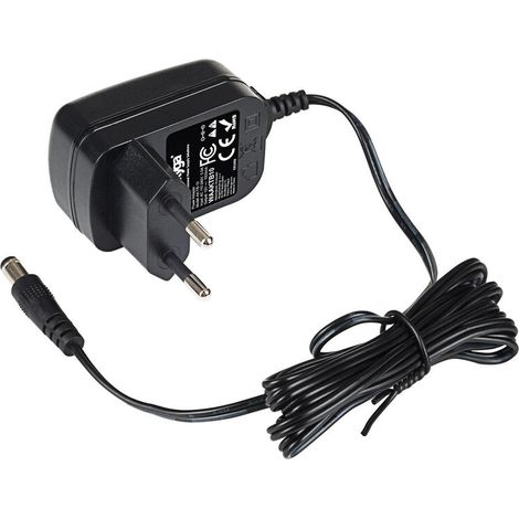 Fuente de alimentación enchufable Akyga AK-TB-10, cargador conmutado de 12 W, 12 V, 1 A, 5,5 x 2,1 mm