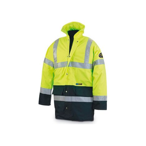 PARKA ALTA VISIBILIDAD AMARILLA / AZUL T XXL - 288-PFYMIX-XXL