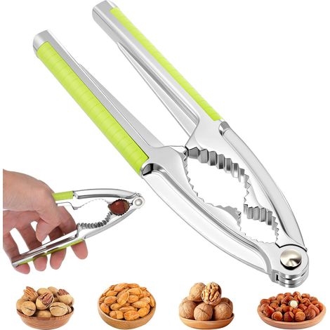 Multifunctional nutcracker made of food-grade zinc alloy with a non-slip metal handle for hazelnuts, pistachios, and other nuts. (1/5)