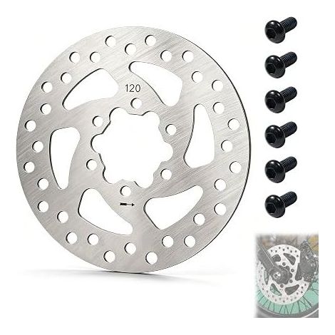 120mm Stainless Steel Brake Disc for Electric Scooter (1/5)
