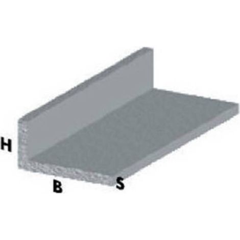5 x PROFILO CROMO H.100 CM ELLE 30X15X1 MM