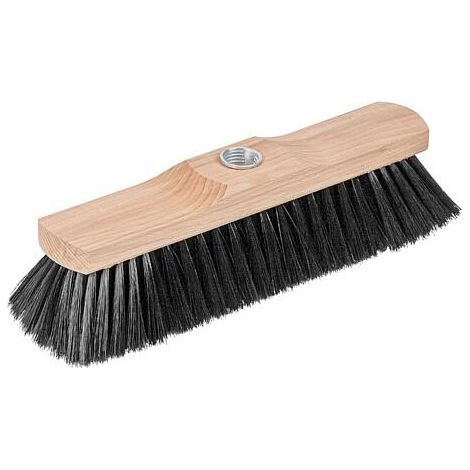 Balai d'intérieur, bois, 29 cm, brut, fileté