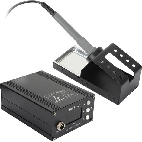 Station de soudage à air comprimé avec pistolet à air comprimé, affichage numérique LED et température constante, kit d'outils de dessoudage, prise 110-230 V. (1/5)