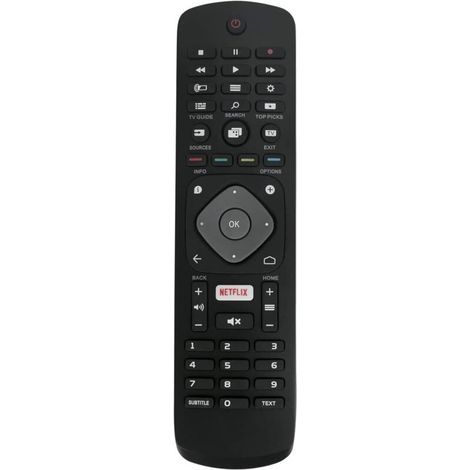 996596001555 Télécommande Rechange pour Philips TV 32PFS6401 32PFH5501 40PFT5501 49PFT5501 49PUS7101 55PUS7101 43PUS6501 49PUS6501 55PUS6501 49PFH5501 55PUS6561 49PUS6561 32PFT5501 (1/4)