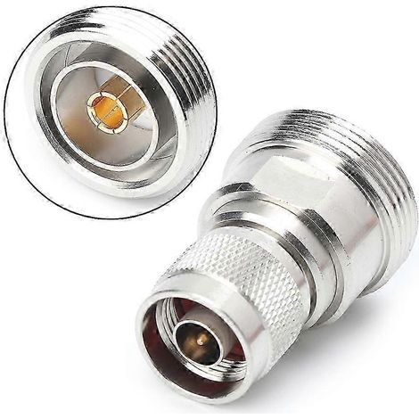 Adaptateur coaxial RF L29 7/16 DIN femelle vers connecteur mâle de type N (1/5)