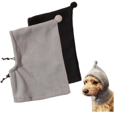 2 Pièces Cache-Oreilles pour Chien, Protection Oreille Chien, Cache-Oreilles et Tour de Cou pour Chien, Snood Chien,Réduit Le Bruit (1/4)