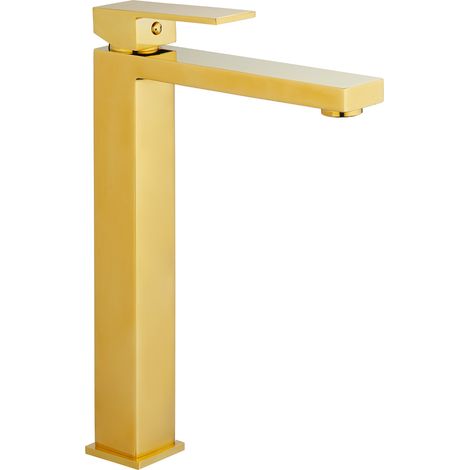 Mexen Uno hohe Waschtischarmatur, Gold - 71410-50 (1/2)