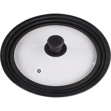 Tapa universal xavax transparente 24 a 28 cm vidrio (1/2)