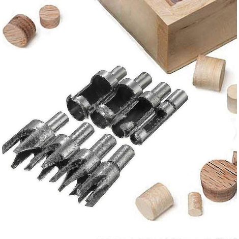 8 fraises à bouchon pour le bois, outils de coupe, mèches à bouchon pour le bois, forets de 6 mm / 10 mm / 13 mm / 16 mm (1/3)