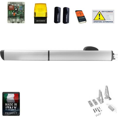 Kit Completo Automazione Apri Cancello 1 Anta Di 6 M Max Battente Olio Ph 390