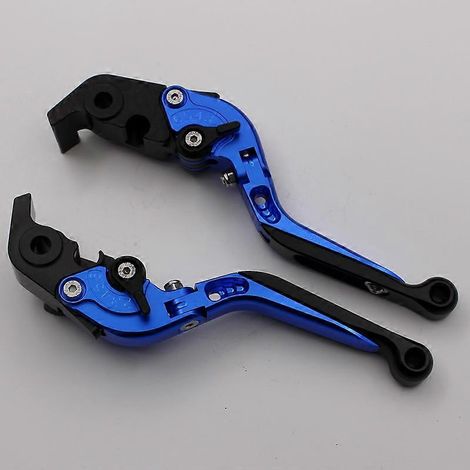 Convient aux motos Ducati, Diavel Big Devil, freins modifiés, klaxons, guidons CNC, accessoires de poignée d'embrayage (bleu) (1/5)