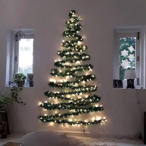 Garland bright of Christmas in osier 10m 100 bulbs LED Decoration indoor/outdoor Batteries AA non included (1/5)