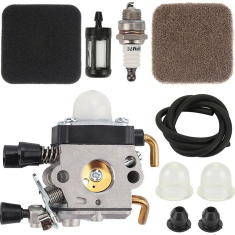 Kit de carburateur pour débroussailleuse Stihl HS 72 74 76 75 80 85 FS 72 74 76 75 80 80R 85 FC 75 85 HL75 HT70 HT75 KM85 C1Q-S66-AquaForge