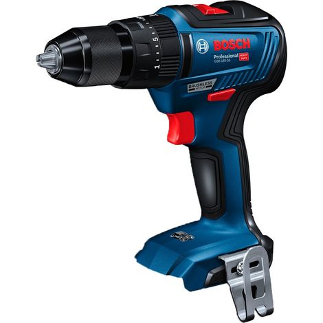 Bosch GSB 18V-55 Professional Trapano avvitatore a batteria 18V 55Nm Brushless - senza batterie, senza caricabatterie