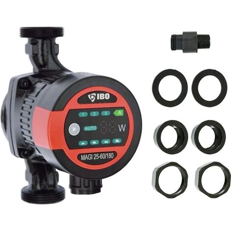 Pompe circulatoire Magi 2 – 25-80/180 – Moteur à aimants permanents – Débit 90 l/min – Hauteur de relevage jusqu'à 8 m – IBO